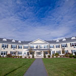 Front exterior of Westport Village Apartments