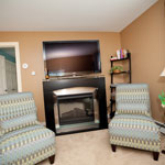 Model apartment living room